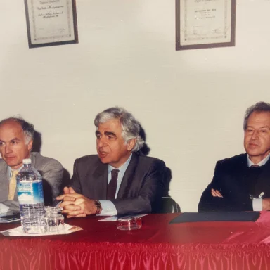 Figure 5. Montepulciano (Italy), the first meeting to define the bases, the statues and the name of European Academy of Otology Neuro-Otology (EAONO)