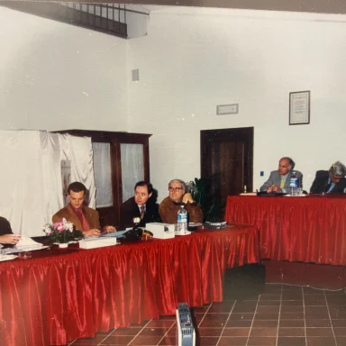 Figure 6. Montepulciano (Italy), the first meeting to define the bases, the statues and the name of European Academy of Otology Neuro-Otology (EAONO)