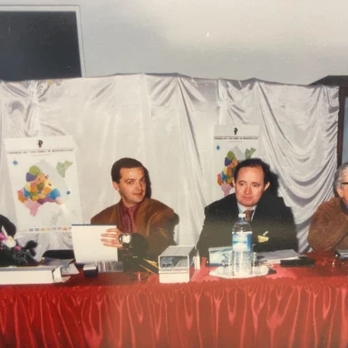 Figure 8. Montepulciano (Italy), the first meeting to define the bases, the statues and the name of European Academy of Otology Neuro-Otology (EAONO)
